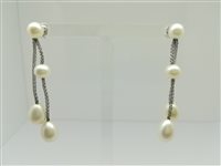 Orecchini Miluna Donna in Argento Perla ER790M - ER790M